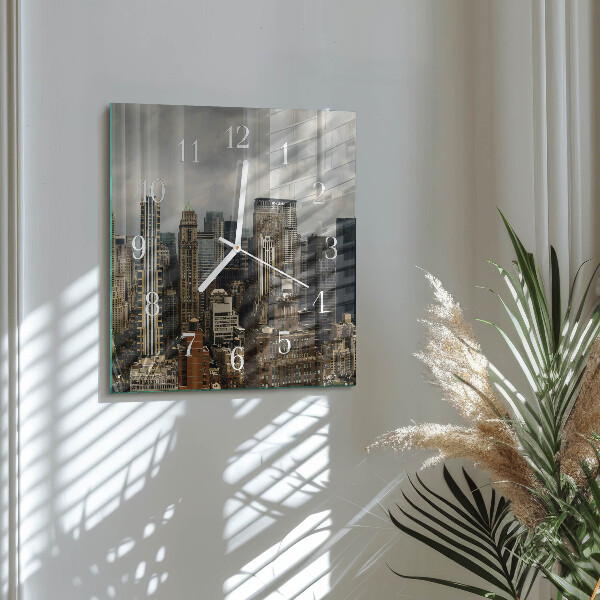 Square wall clock Horizon