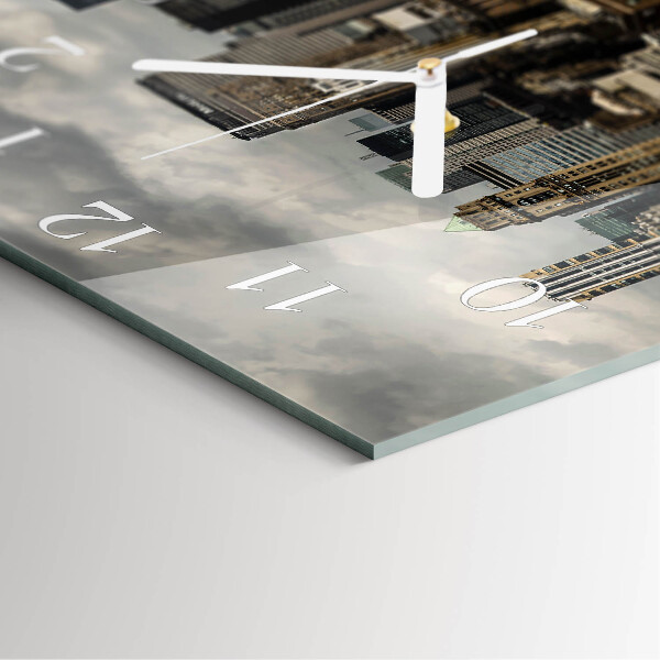 Square wall clock Horizon