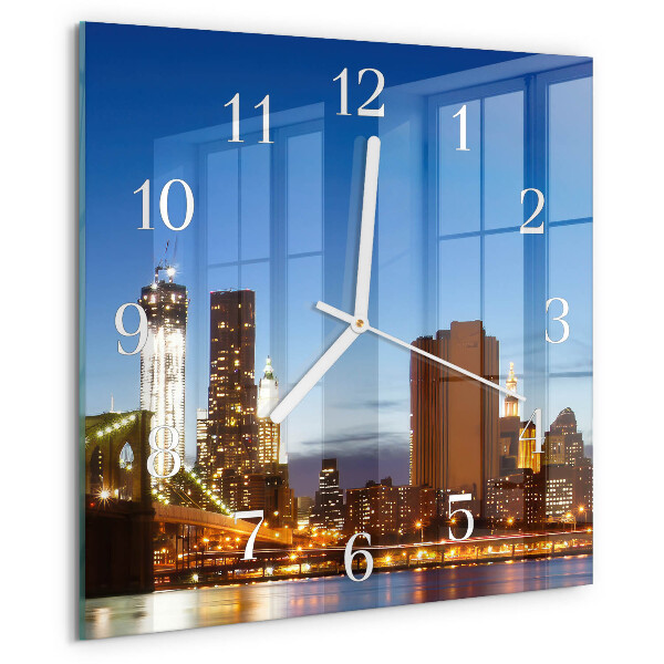 Square wall clock Horizon