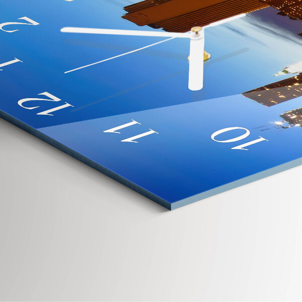 Square wall clock Horizon