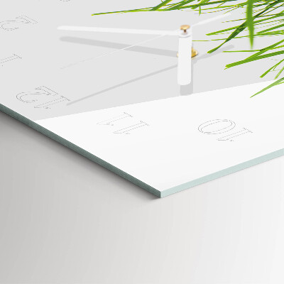 Square wall clock Grass