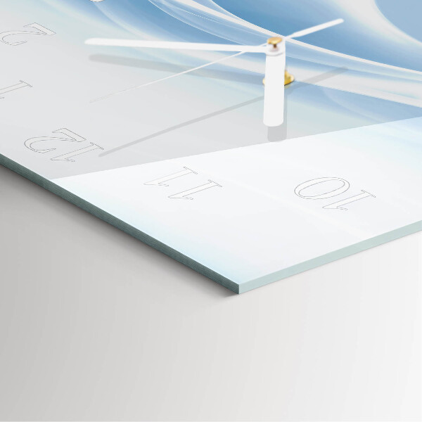 Square wall clock Abstract Lines
