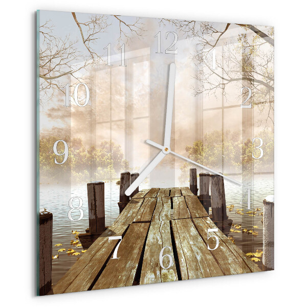 Square wall clock Network