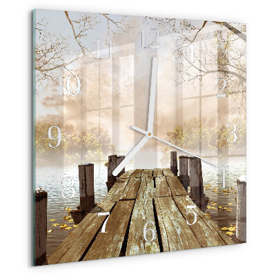 Square wall clock Network