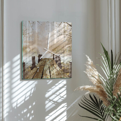 Square wall clock Network