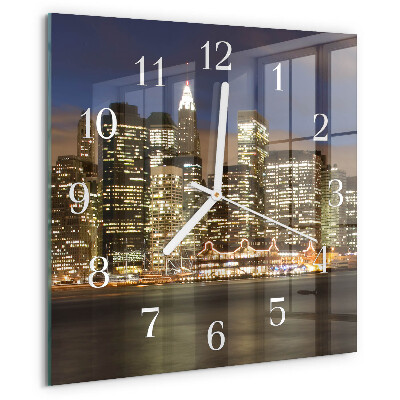 Square wall clock Horizon