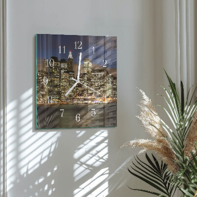 Square wall clock Horizon