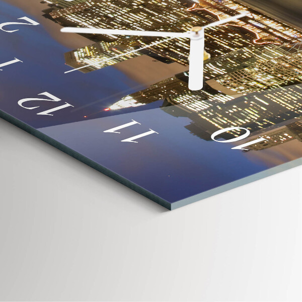 Square wall clock Horizon