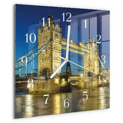 Square wall clock London Bridge