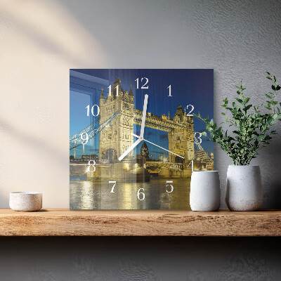 Square wall clock London Bridge