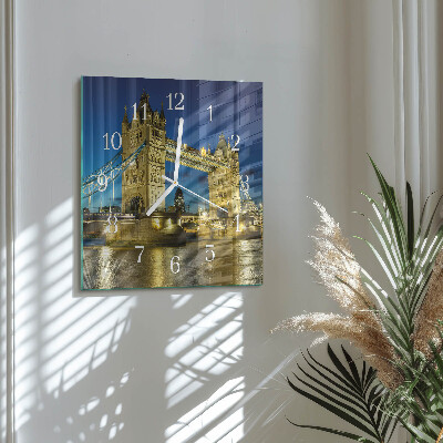 Square wall clock London Bridge