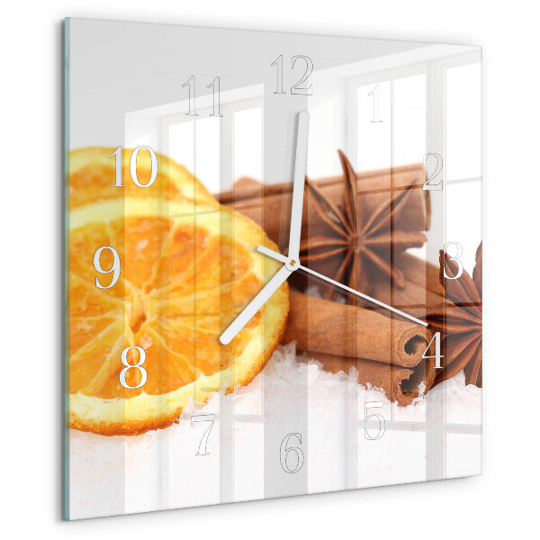 Square wall clock Lemon Vanilla