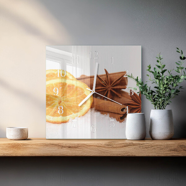 Square wall clock Lemon Vanilla
