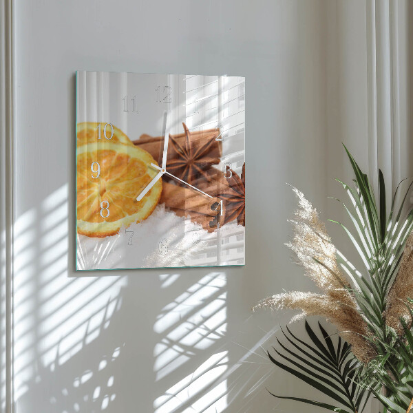 Square wall clock Lemon Vanilla