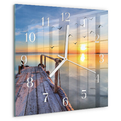Square wall clock Pier