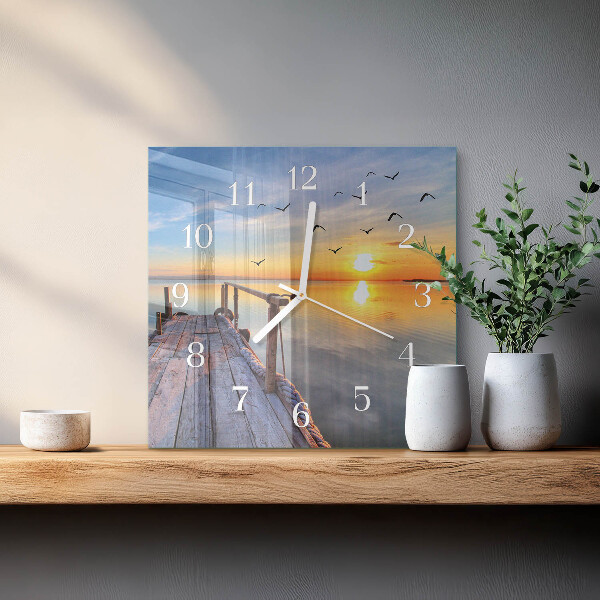 Square wall clock Pier