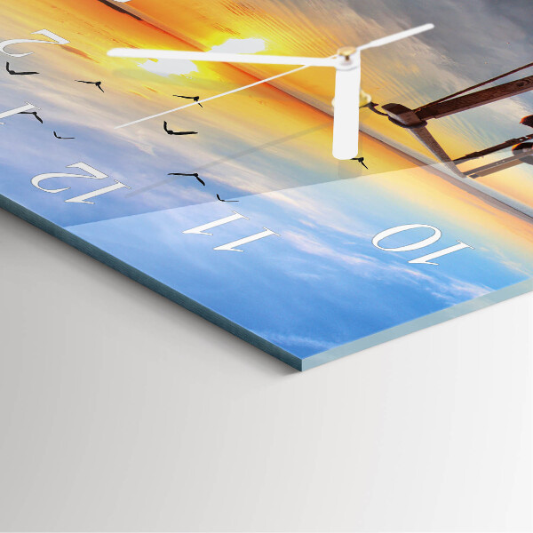 Square wall clock Pier