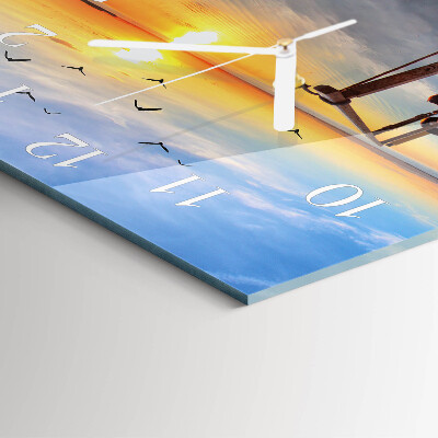 Square wall clock Pier