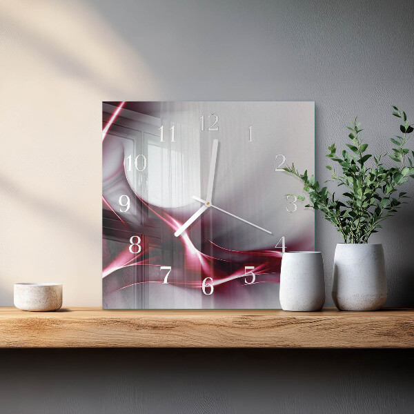 Square wall clock Abstraction