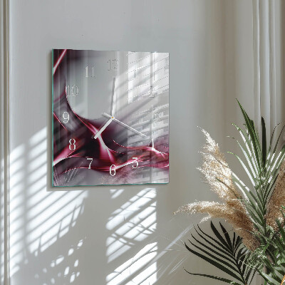 Square wall clock Abstraction