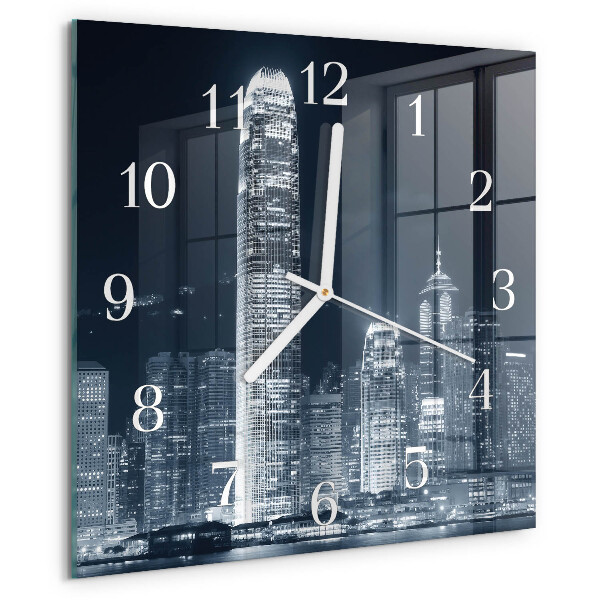 Square wall clock Horizon