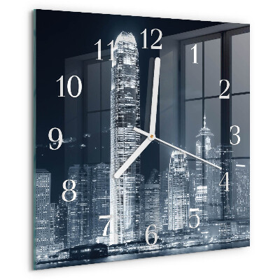 Square wall clock Horizon