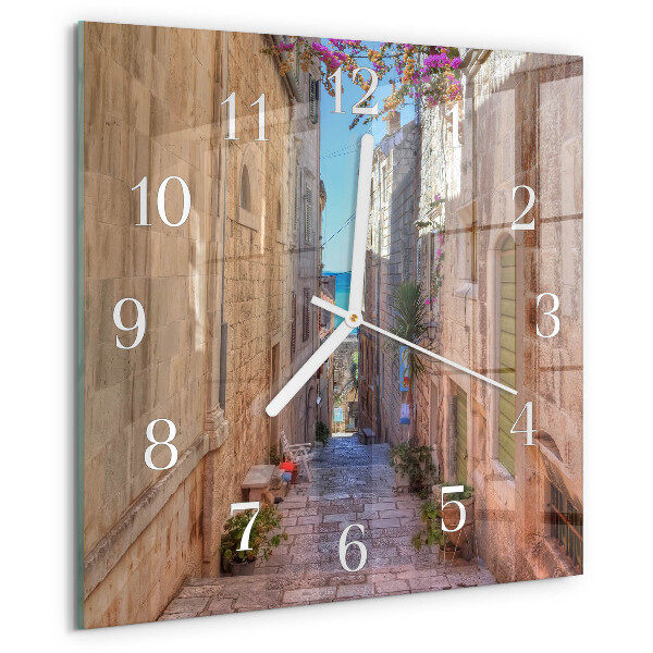 Square wall clock Avenue