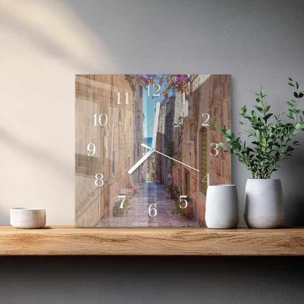 Square wall clock Avenue