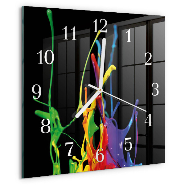 Square wall clock Color