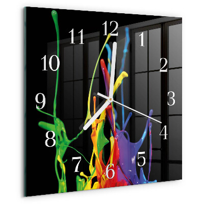 Square wall clock Color