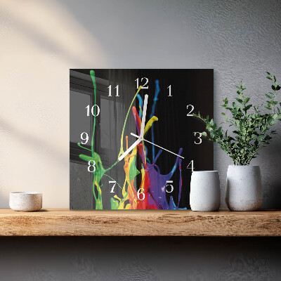 Square wall clock Color
