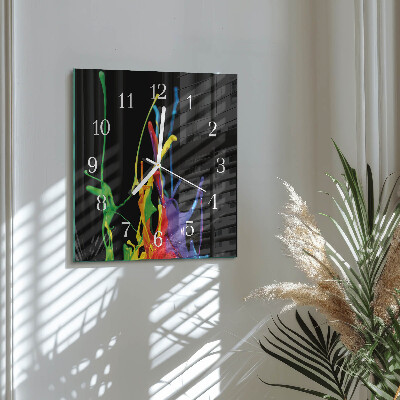 Square wall clock Color