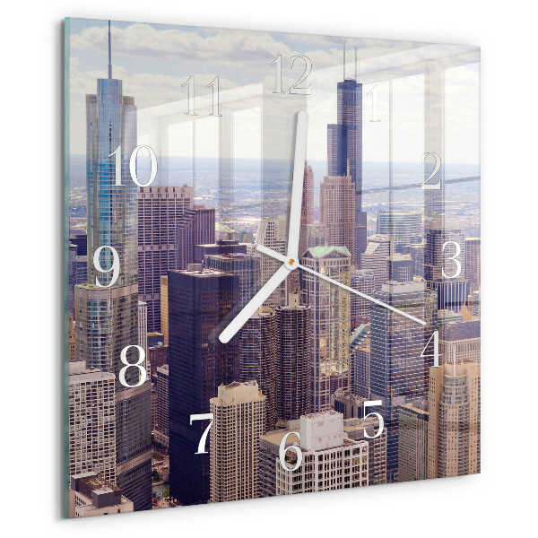 Square wall clock Horizon