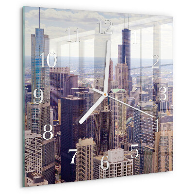 Square wall clock Horizon