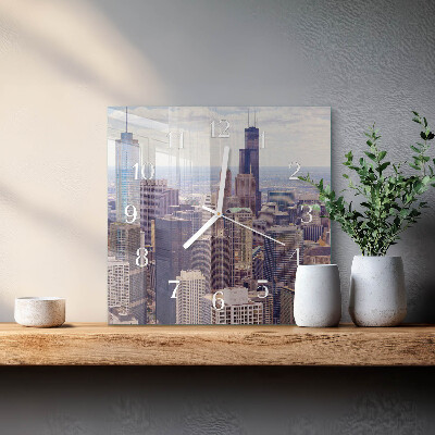 Square wall clock Horizon