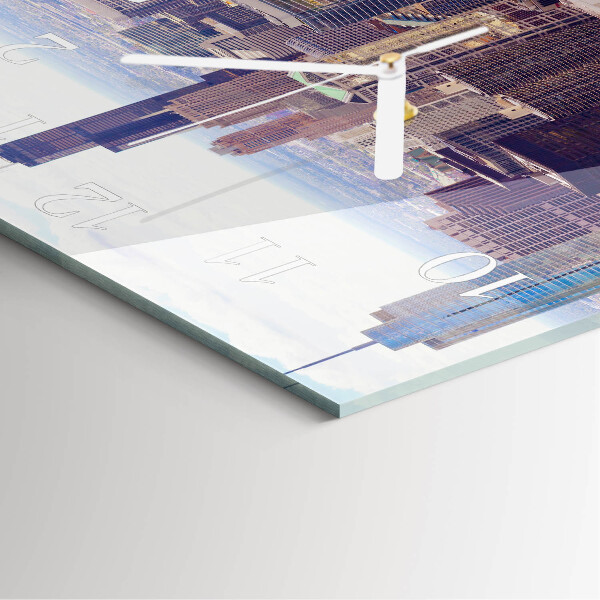 Square wall clock Horizon