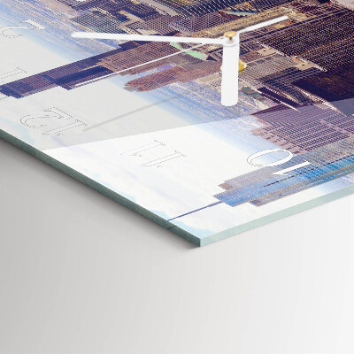 Square wall clock Horizon