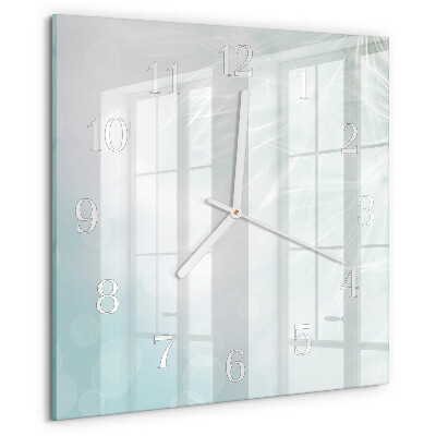 Square wall clock Abstraction