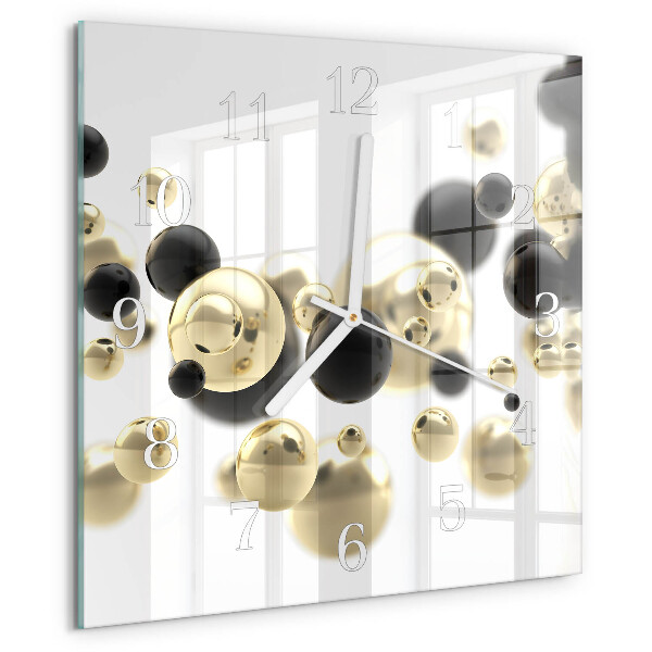 Square wall clock Abstraction