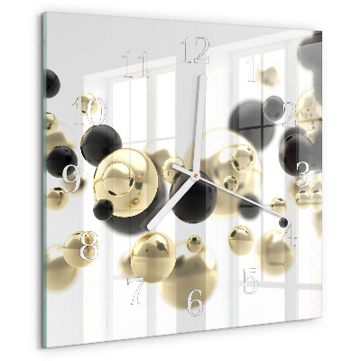 Square wall clock Abstraction