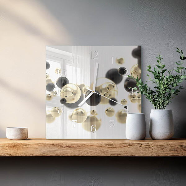 Square wall clock Abstraction
