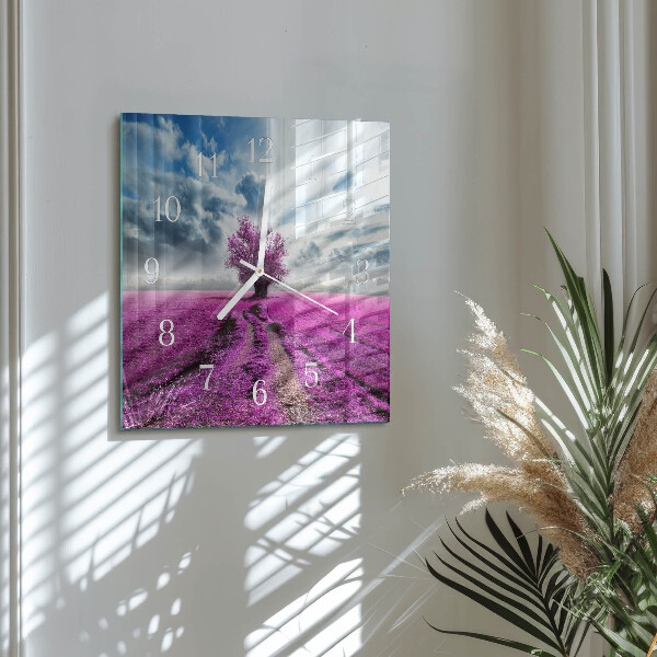 Square wall clock Field