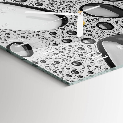 Square wall clock Stones