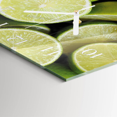 Square wall clock Calcium carbonate