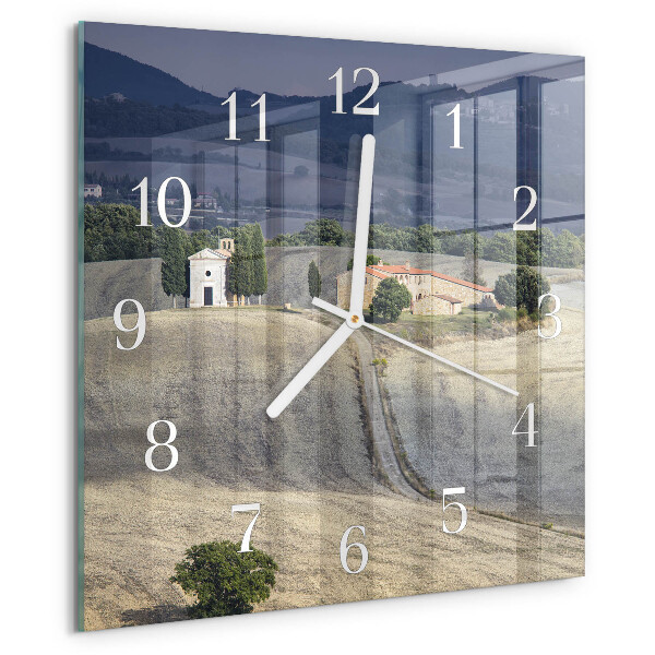 Square wall clock Landscape