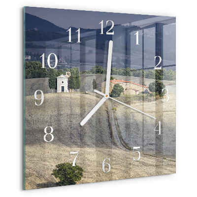 Square wall clock Landscape