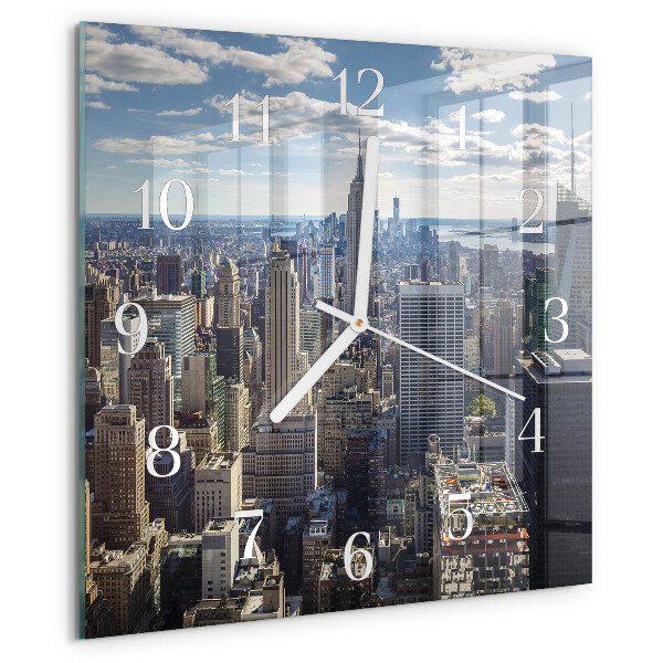 Square wall clock City