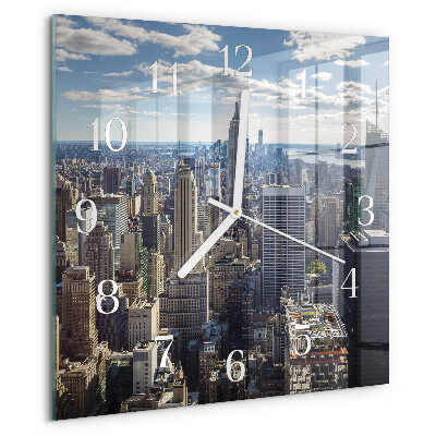 Square wall clock City