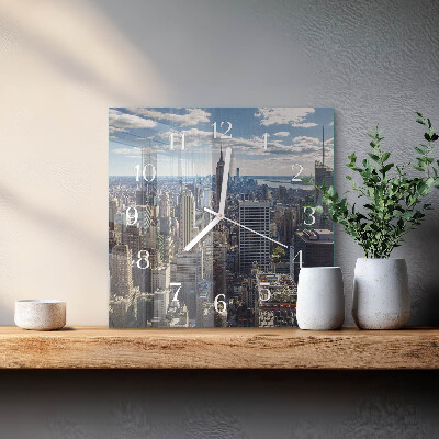 Square wall clock City