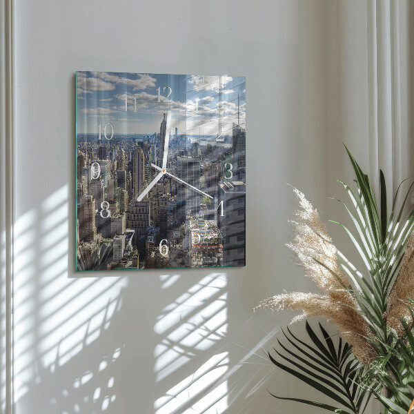 Square wall clock City
